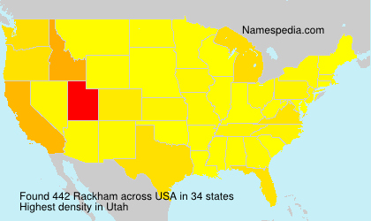 Surname Rackham in USA Surname Rackham in USA