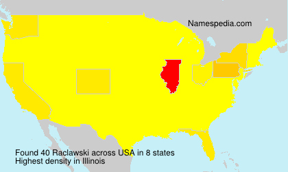 Surname Raclawski in USA Surname Raclawski in USA