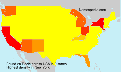 Surname Racle in USA Surname Racle in USA