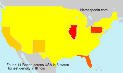 Surname Racon in USA Surname Racon in USA