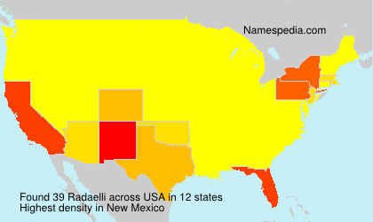 Surname Radaelli in USA Surname Radaelli in USA