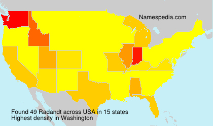 Surname Radandt in USA Surname Radandt in USA