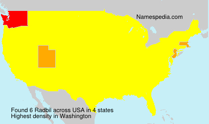 Surname Radbil in USA Surname Radbil in USA