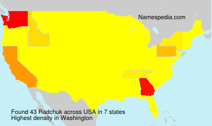 Surname Radchuk in USA Surname Radchuk in USA