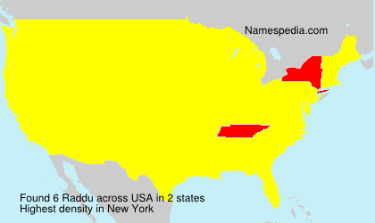 Surname Raddu in USA Surname Raddu in USA
