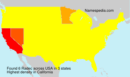 Surname Radec in USA Surname Radec in USA