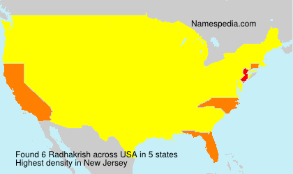 Surname Radhakrish in USA Surname Radhakrish in USA