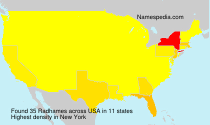 Surname Radhames in USA Surname Radhames in USA
