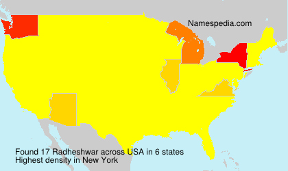 Surname Radheshwar in USA Surname Radheshwar in USA