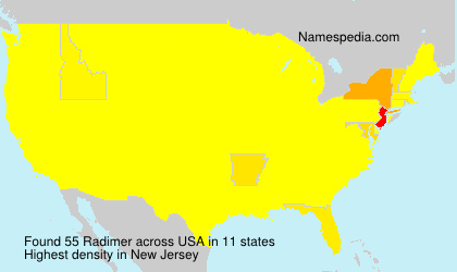 Surname Radimer in USA Surname Radimer in USA