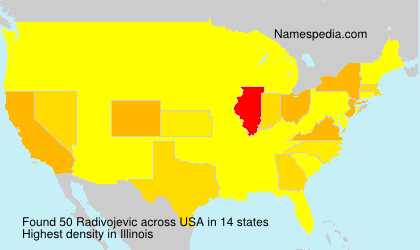 Surname Radivojevic in USA Surname Radivojevic in USA
