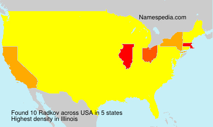 Surname Radkov in USA Surname Radkov in USA