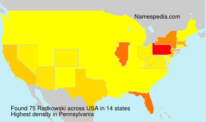 Surname Radkowski in USA Surname Radkowski in USA