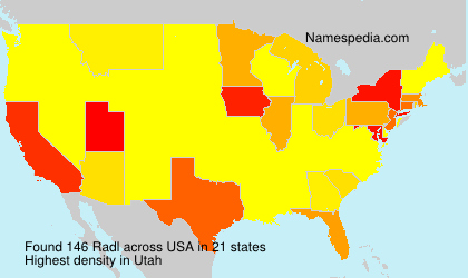 Surname Radl in USA Surname Radl in USA