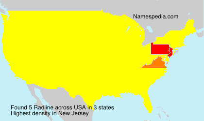 Surname Radline in USA Surname Radline in USA