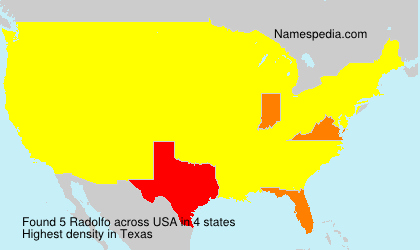 Surname Radolfo in USA Surname Radolfo in USA