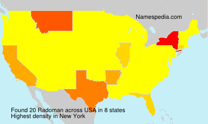 Surname Radoman in USA Surname Radoman in USA