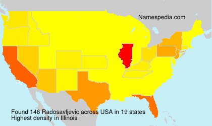Surname Radosavljevic in USA Surname Radosavljevic in USA