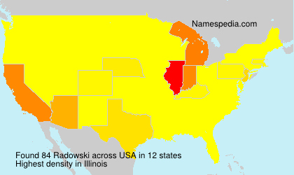 Surname Radowski in USA Surname Radowski in USA