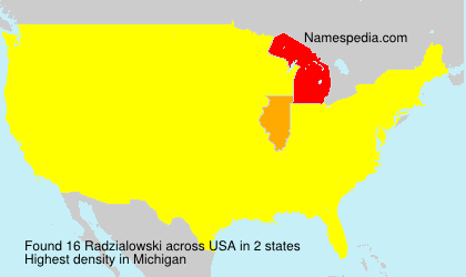 Surname Radzialowski in USA Surname Radzialowski in USA