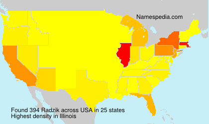 Surname Radzik in USA Surname Radzik in USA