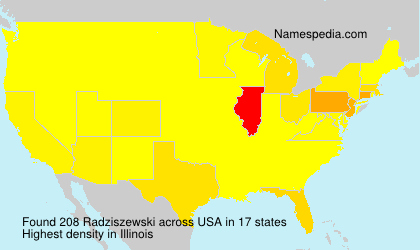 Surname Radziszewski in USA Surname Radziszewski in USA