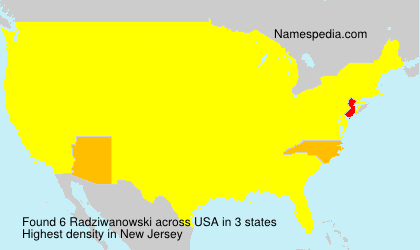 Surname Radziwanowski in USA Surname Radziwanowski in USA