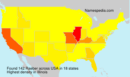 Surname Raeber in USA Surname Raeber in USA