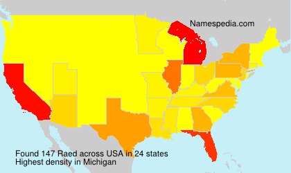 Surname Raed in USA Surname Raed in USA
