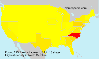 Surname Raeford in USA Surname Raeford in USA