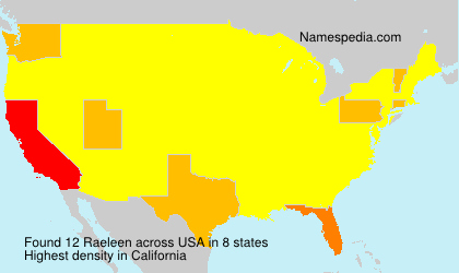 Surname Raeleen in USA Surname Raeleen in USA