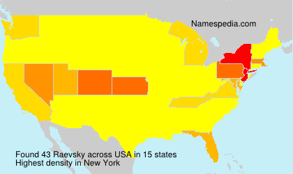 Surname Raevsky in USA Surname Raevsky in USA