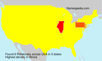 Surname Rafalovsky in USA Surname Rafalovsky in USA