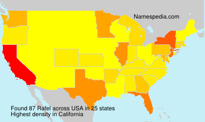 Surname Rafel in USA Surname Rafel in USA