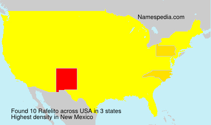 Surname Rafelito in USA Surname Rafelito in USA