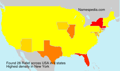 Surname Rafet in USA Surname Rafet in USA