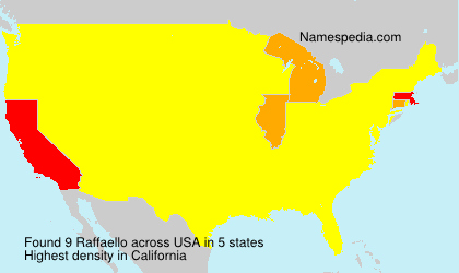 Surname Raffaello in USA Surname Raffaello in USA