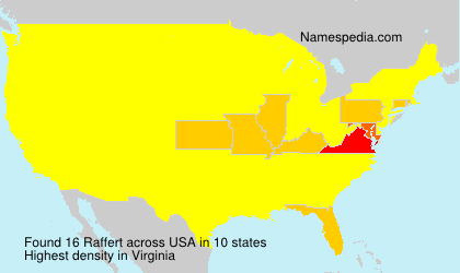 Surname Raffert in USA Surname Raffert in USA