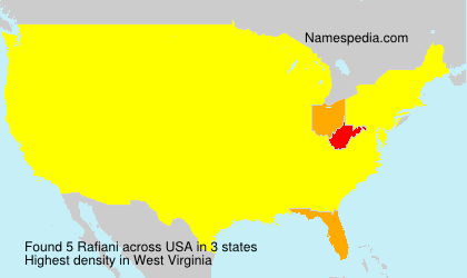 Surname Rafiani in USA Surname Rafiani in USA