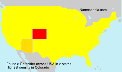 Surname Rafsnider in USA Surname Rafsnider in USA