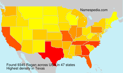 Surname Ragan in USA Surname Ragan in USA