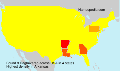 Surname Raghavarao in USA Surname Raghavarao in USA
