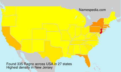 Surname Ragno in USA Surname Ragno in USA