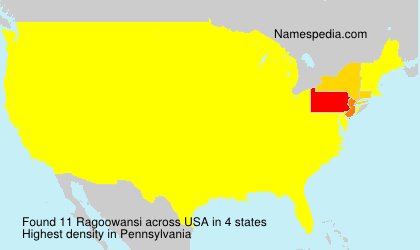 Surname Ragoowansi in USA Surname Ragoowansi in USA