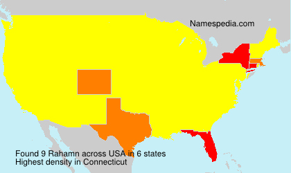 Surname Rahamn in USA Surname Rahamn in USA