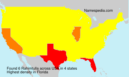Surname Rahimtulla in USA Surname Rahimtulla in USA