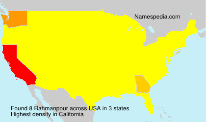 Surname Rahmanpour in USA Surname Rahmanpour in USA