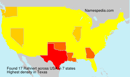 Surname Rahnert in USA Surname Rahnert in USA