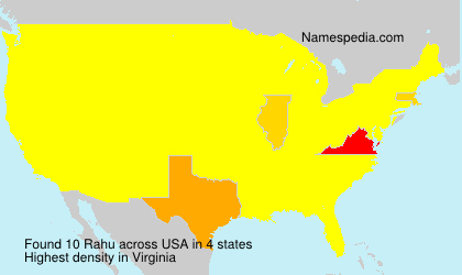 Surname Rahu in USA Surname Rahu in USA