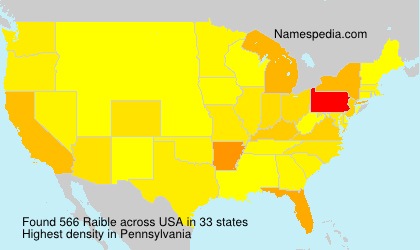 Surname Raible in USA Surname Raible in USA